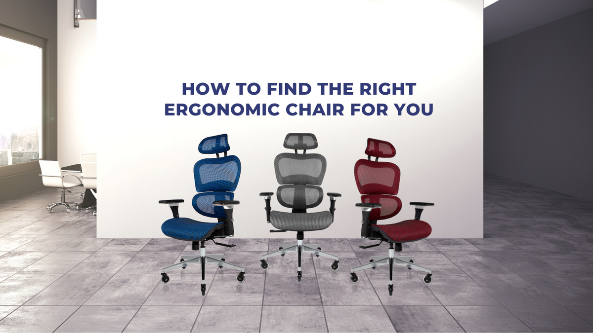 How to Find the Right Ergonomic Chair for You - Nouhaus Inc