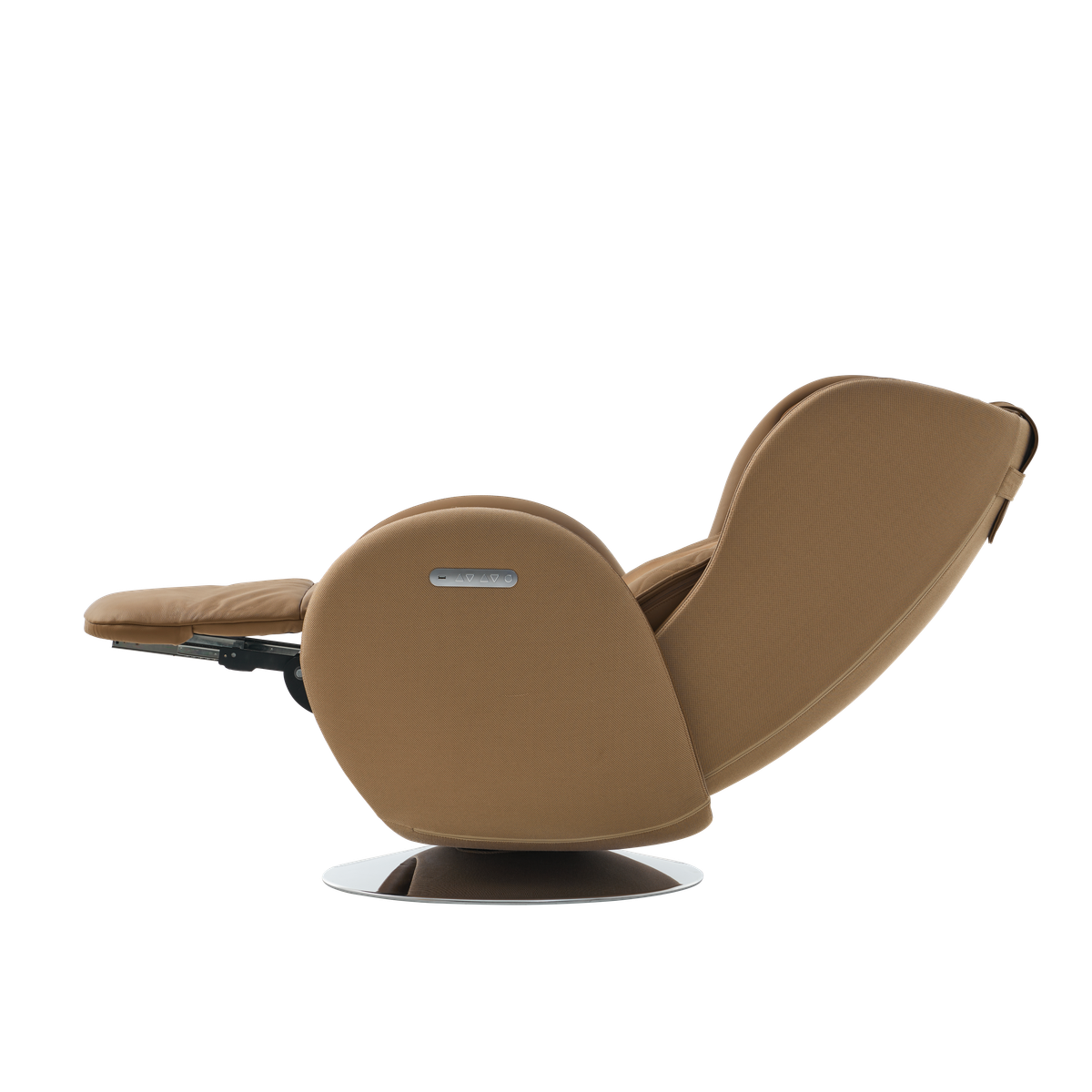 NR-SN100L-CM,Dark Caramel recliner chair on a white background