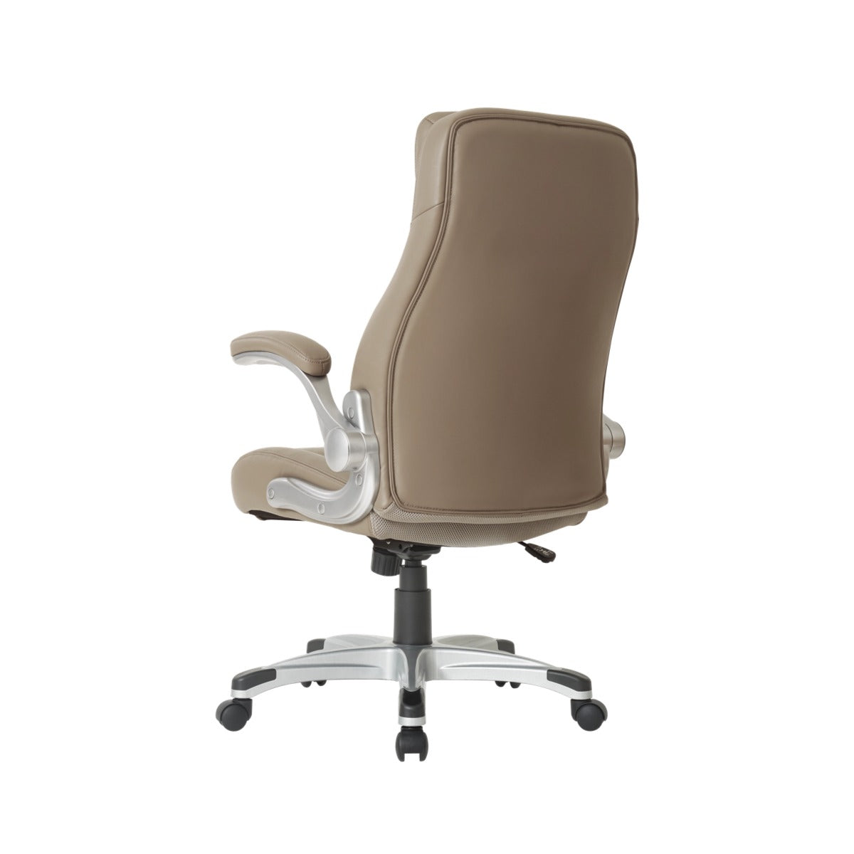 NHO-0004TP,Taupe office chair with a white background