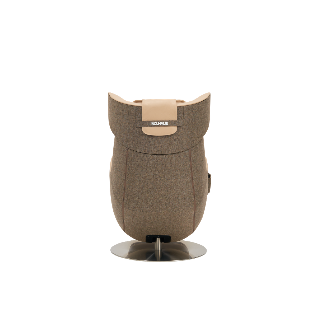 N-0005SD-V2,Mellow Sand baby carrier with 'Nouhaus' branding on a white background