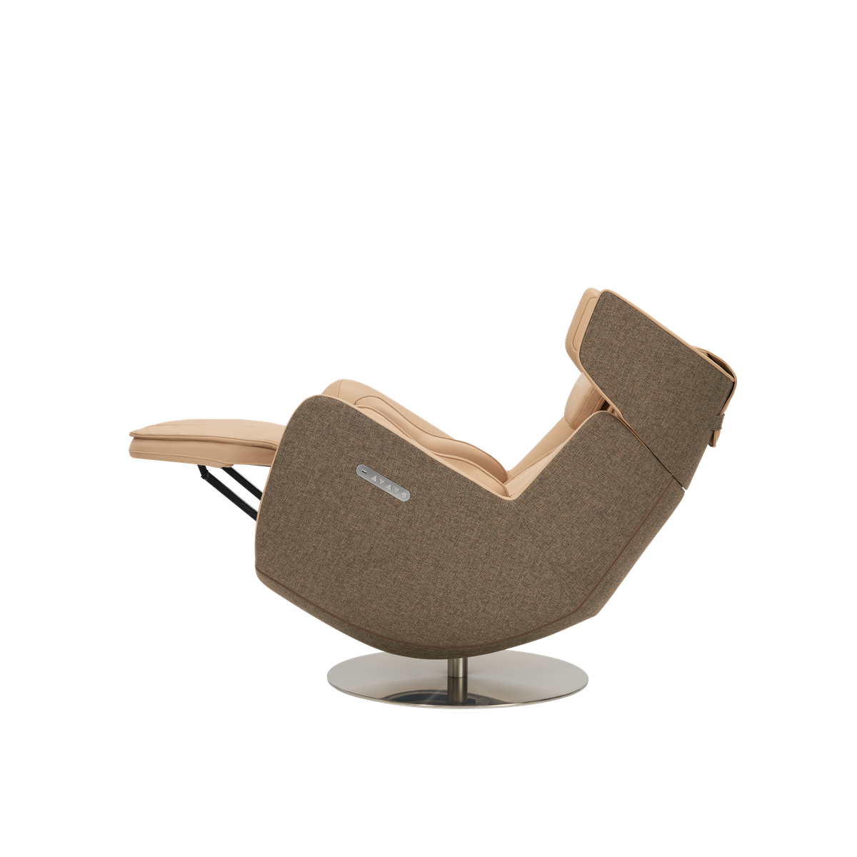 N-0005SD-V2,Mellow Sand recliner chair on a white background