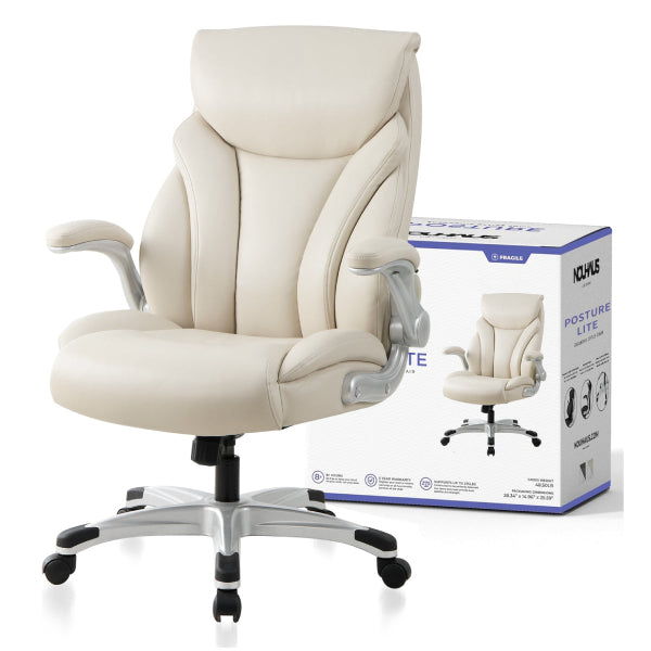 NOUHAUS Posture Lite Ergonomic PU Leather Office Chair