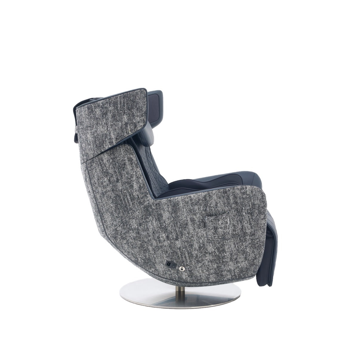 N-0005MB-V2,Midnight Blue armchair on a white background