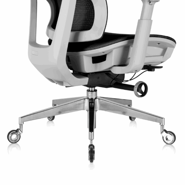 Legs, Feet, and height adjustment knob - ' Rewind ' Ergonomic Office Chair - Black