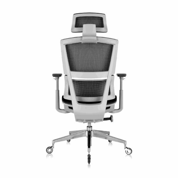 Backside of the ' Rewind ' Ergonomic Office Chair - Black