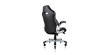 Back angled view of the Velour Office Chair Velvet Computer Chair