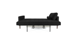 Black "Module" Ergonomic Sofabed folded out
