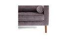 Side and footpegs of the Dusk "Module" Ergonomic Sofabed