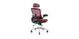 ErgoFlip Mesh Computer Chair - Burgundy