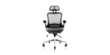 Front of the ErgoFlip Mesh Computer Chair - Grey