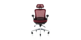 Front of the ErgoFlip Mesh Computer Chair - Burgundy