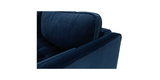 Inside corner of the Navy "Module" Ergonomic Sofabed