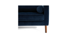 Side and foot pegs of the Navy "Module" Ergonomic Sofabed