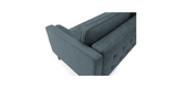 outside back corner of the Ocean blue "Module" Ergonomic Sofabed