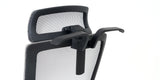 Headrest of Grey ErgoTask Ergonomic Task Office Chair with Headrest