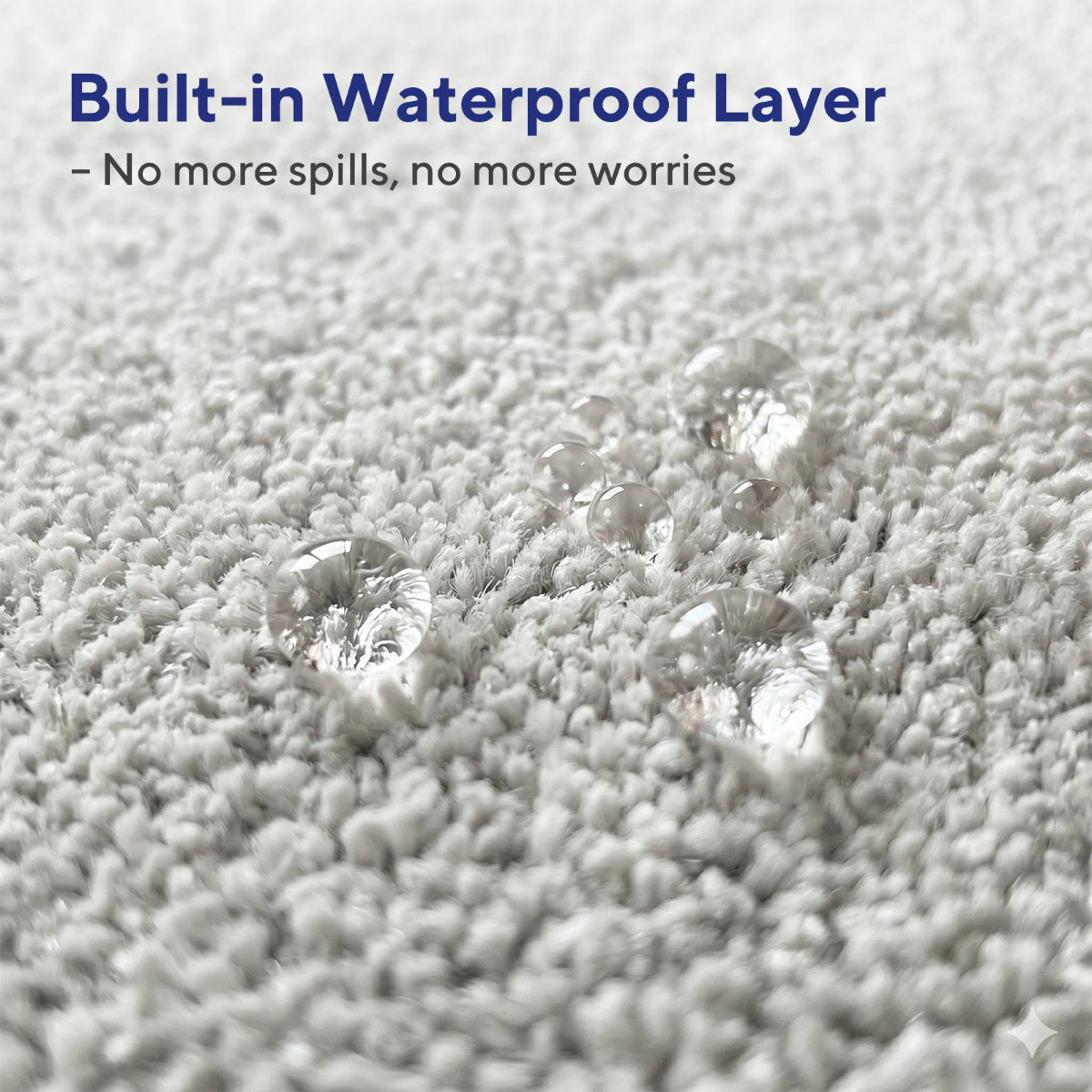 NA-OR148F-GR,Text 'Built-in Waterproof Layer' with water droplets on a textured surface, emphasizing durability.