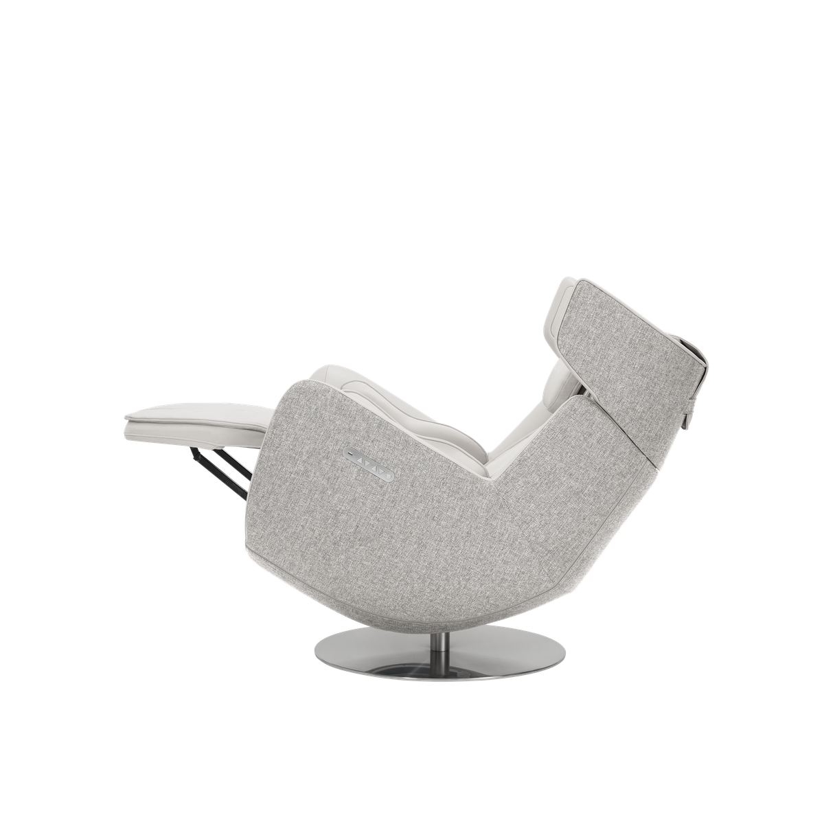 N-0005EW-V2,Modern Elder White armchair on a white background