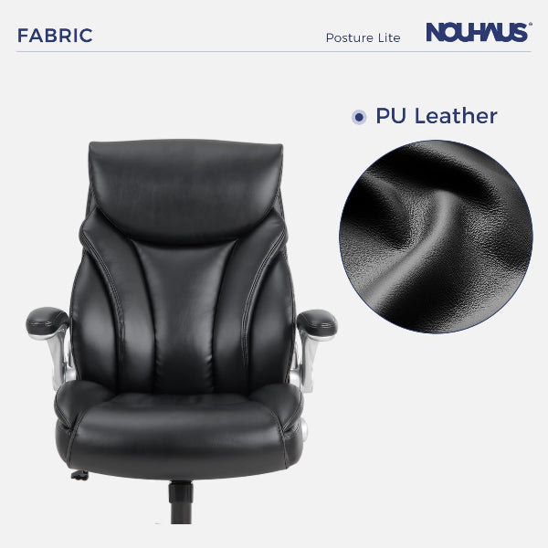 NOUHAUS Posture Lite Ergonomic PU Leather Office Chair