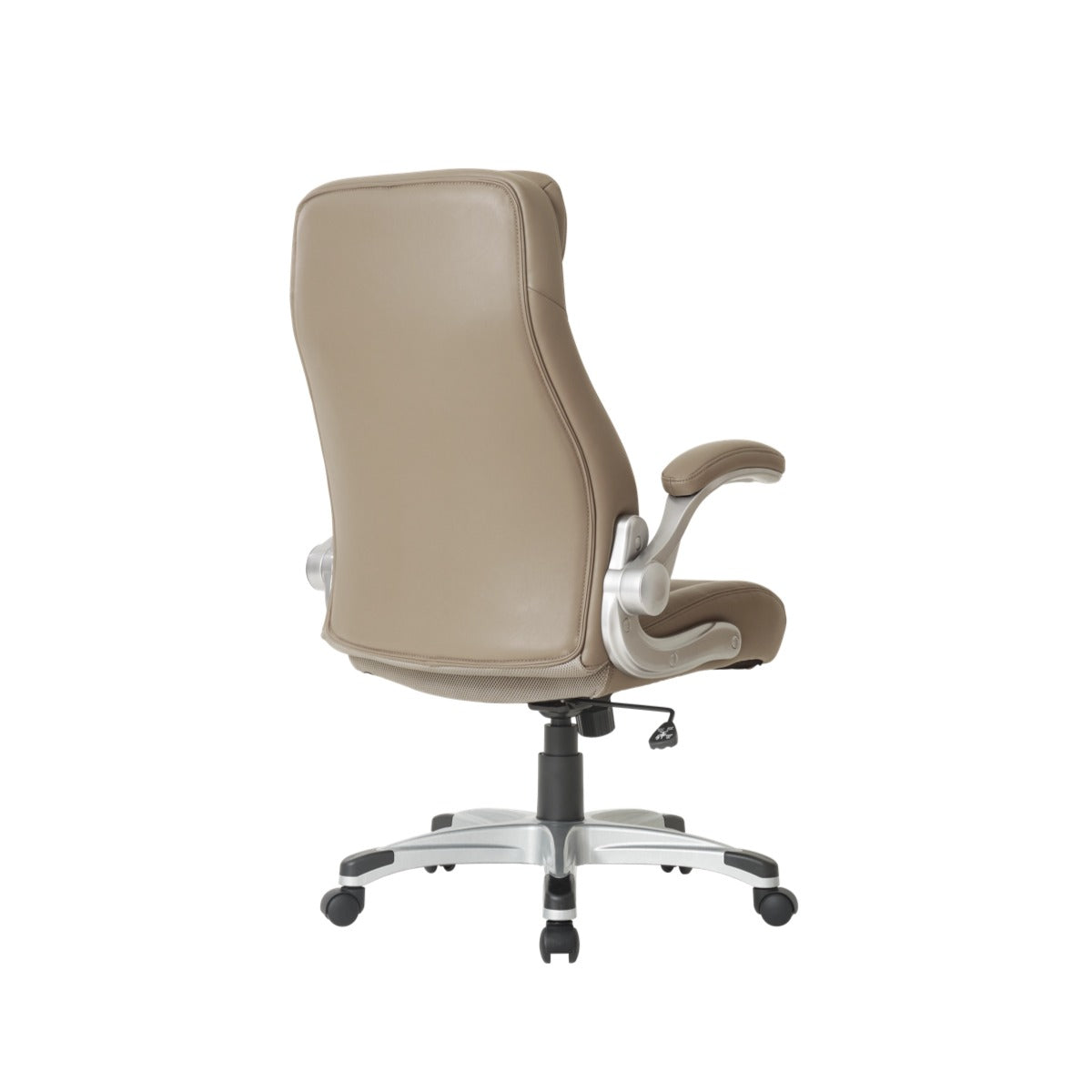NHO-0004TP,Taupe office chair with a white background