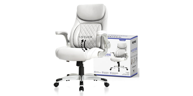 NOUHAUS Posture Ergonomic PU Leather Office Chair Nouhaus Inc
