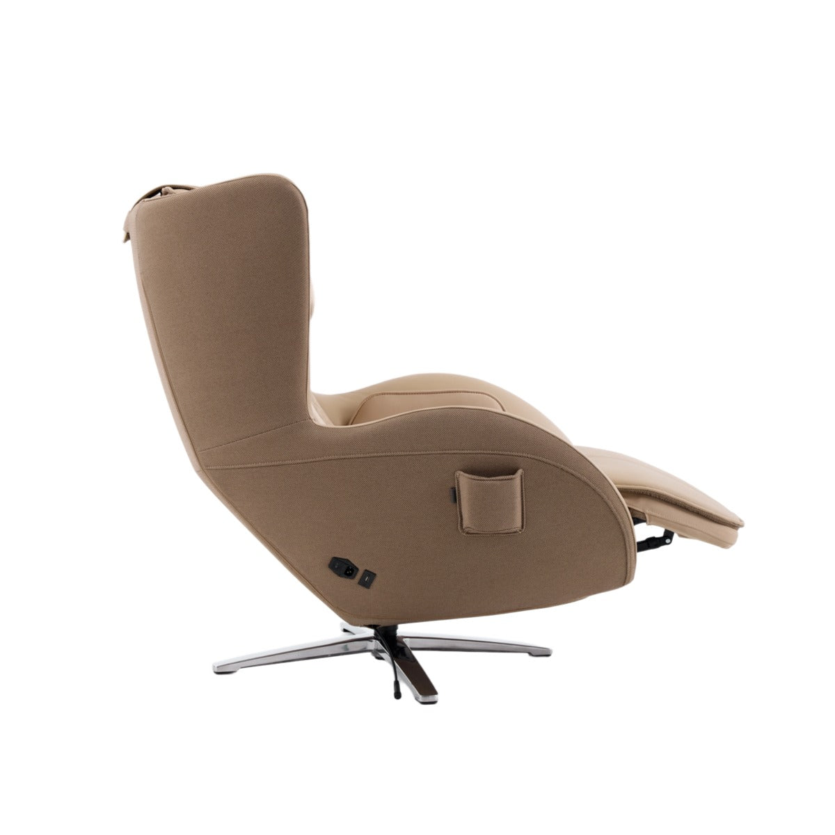 N-0006SD-V2,Mellow Sand recliner chair on a white background