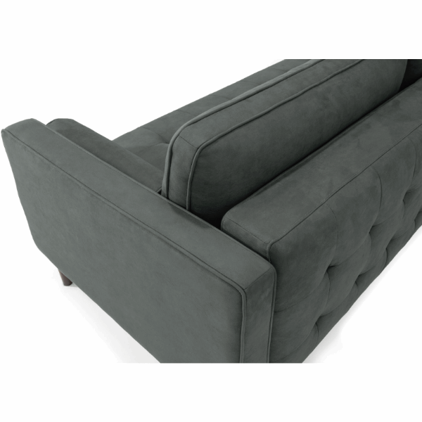 Back corner side view - Dark Grey "Module" Ergonomic Sofabed