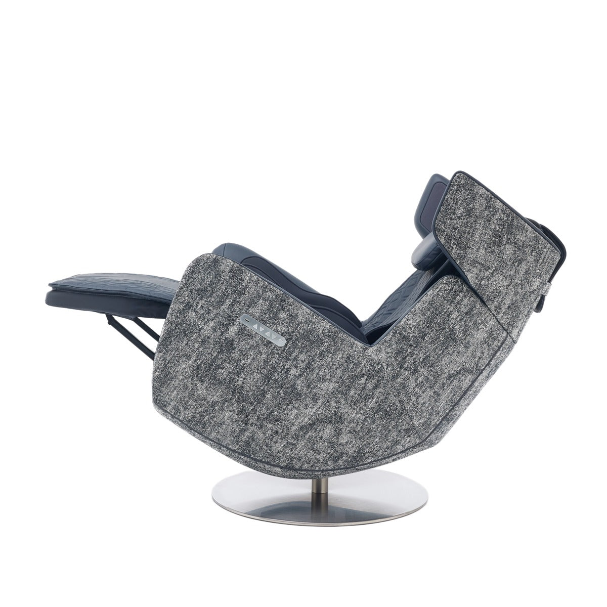 N-0005MB-V2,Midnight Blue recliner chair on a white background