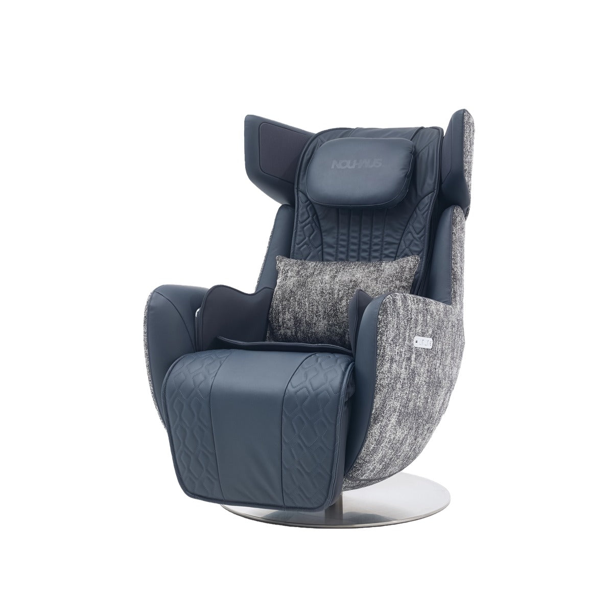 N-0005MB-V2,Midnight Blue recliner chair on a white background