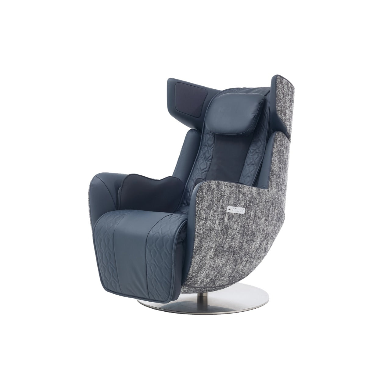 N-0005MB-V2,Midnight Blue armchair on a white background