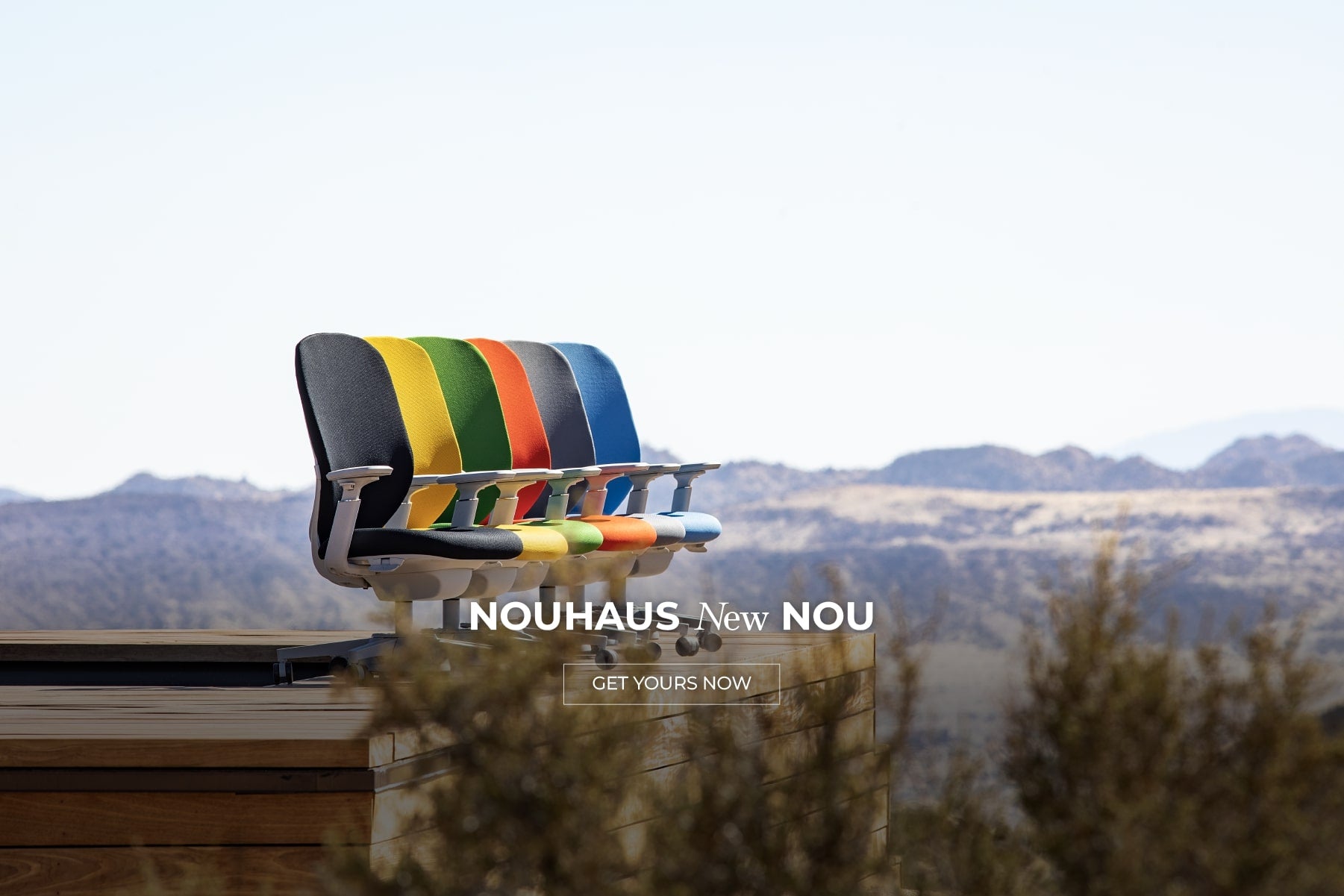 Text reads. Nouhaus New NOU. Gets yours now.