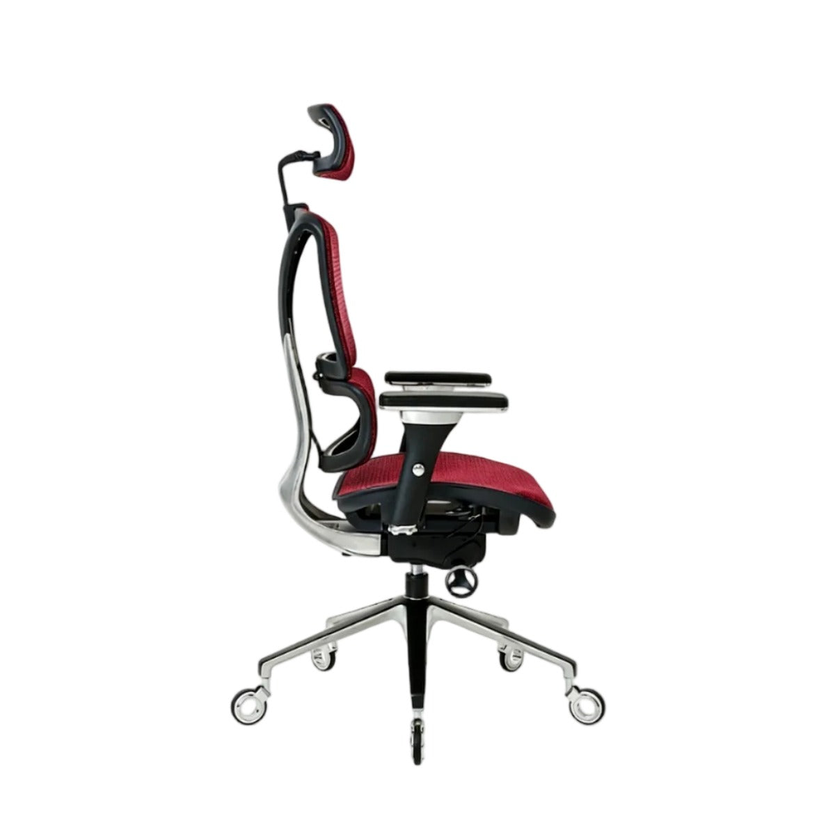 NHO-0005BG,Dark Burgundy office chair on a white background