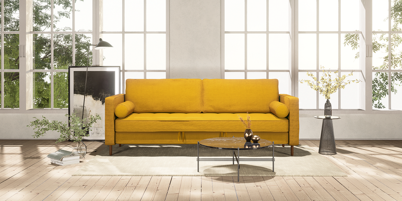 "Module" Ergonomic Sofabed in a modern living room