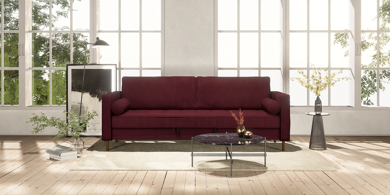 Bordeaux "Module" Ergonomic Sofabed in a modern living room