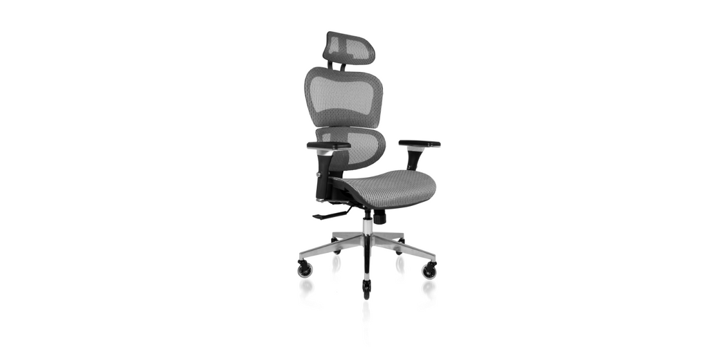 Oline ErgoPro Ergonomic Office Chair w/ Breathable Mesh Material, Navy Blue