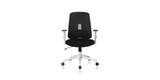 Front of the Black Palette Ergonomic Lumbar Adjust Rolling Office Chair