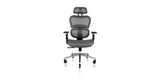 front view of the Ergo3D Ergonomic Office Chair - Grey