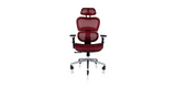 Front of the Ergo3D Ergonomic Office Chair - Burgundy