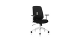 Black Palette Ergonomic Lumbar Adjust Rolling Office Chair