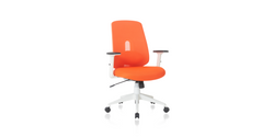 Orange Palette Ergonomic Lumbar Adjust Rolling Office Chair