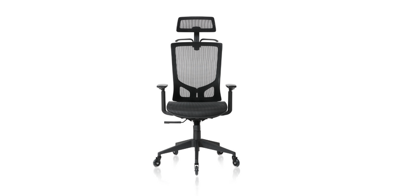 Front of the ErgoTask Ergonomic Task Office Chair with Headrest