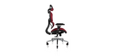 Sideview of the Ergo3D Ergonomic Office Chair - Burgundy