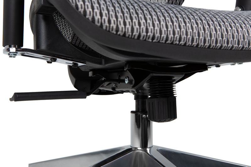 Underside of the Ergo3D Ergonomic Office Chair - Grey