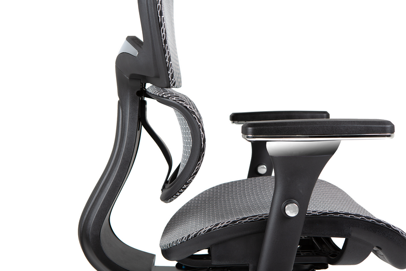 NOUHAUS Wave Ergonomic Office Chair Grey