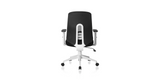 Back of the Black Palette Ergonomic Lumbar Adjust Rolling Office Chair