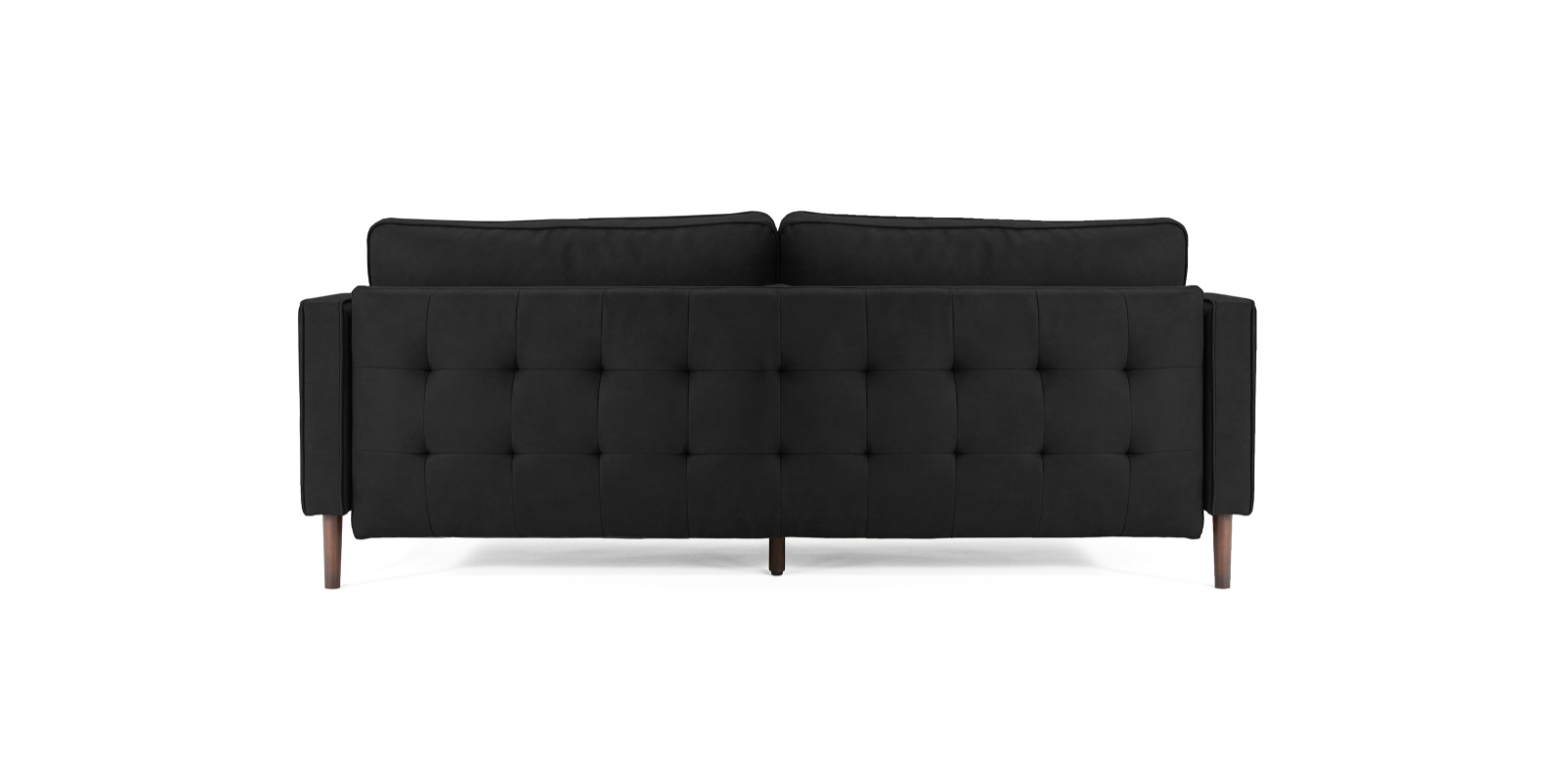 Black "Module" Ergonomic Sofabed folded in
