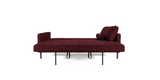 Folded out - Bordeaux "Module" Ergonomic Sofabed