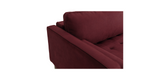 Corner view - Bordeaux "Module" Ergonomic Sofabed