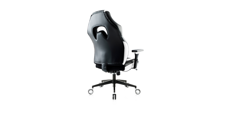 Backview of the cobra white "Cobra" Gaming and Office Chair