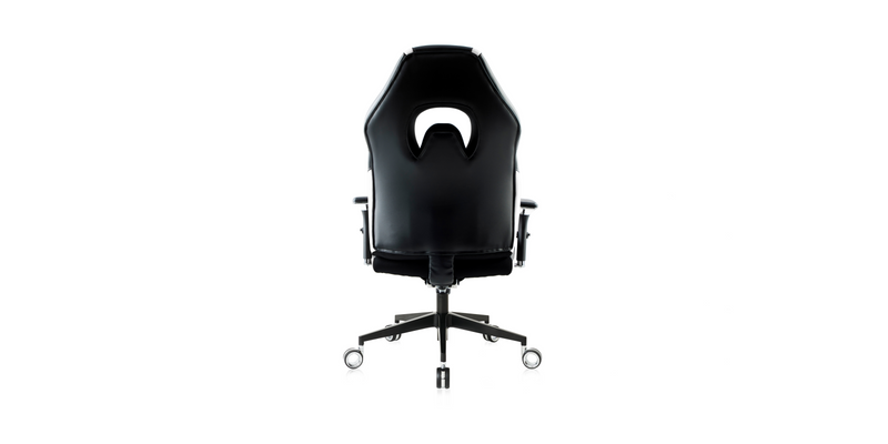 Back of a cobra white "Cobra" Gaming and Office Chair