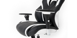 Sideview of cobra white "Cobra" Gaming and Office Chair
